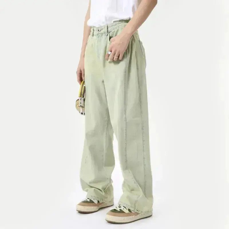 Japanese Brand Retro loose straight leg jeans Size US 32 / EU 48 - 2 Thumbnail