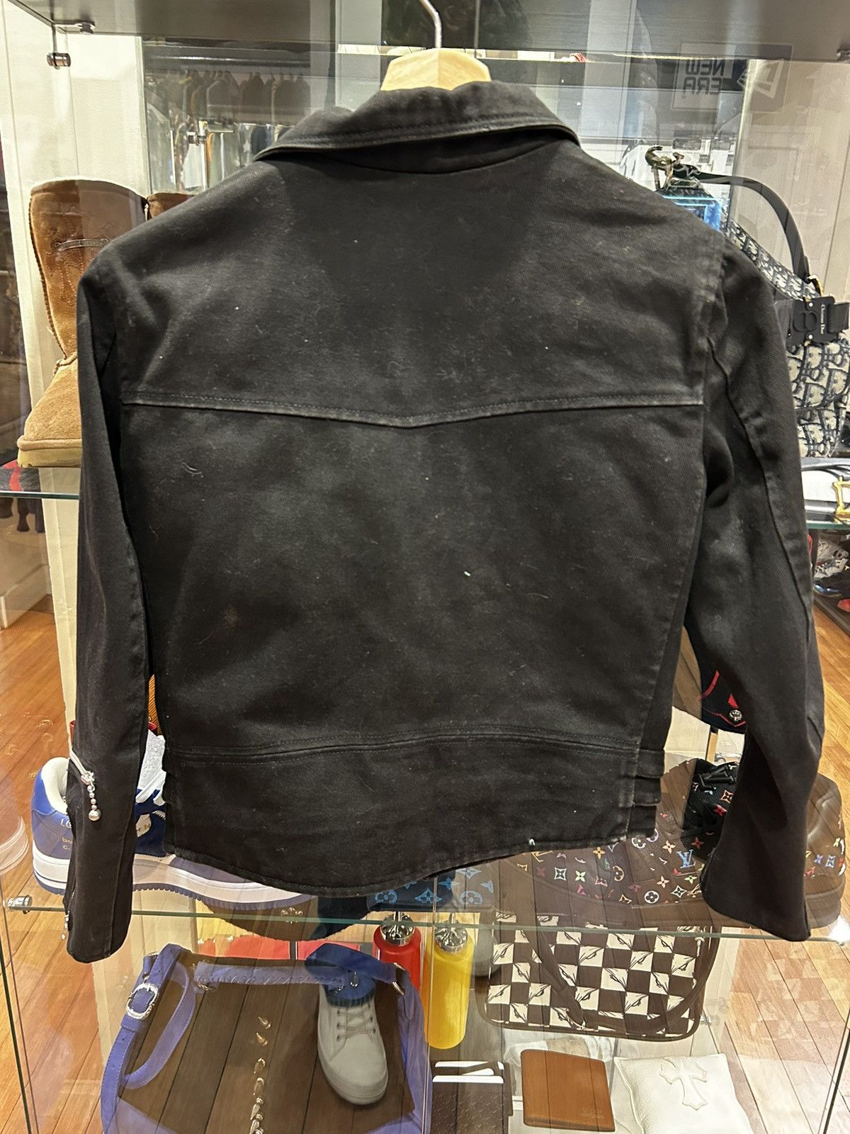 Japanese Brand Sexy Dynamite Canvas Biker Jacket Size XS / US 0-2 / IT 36-38 - 2 Thumbnail