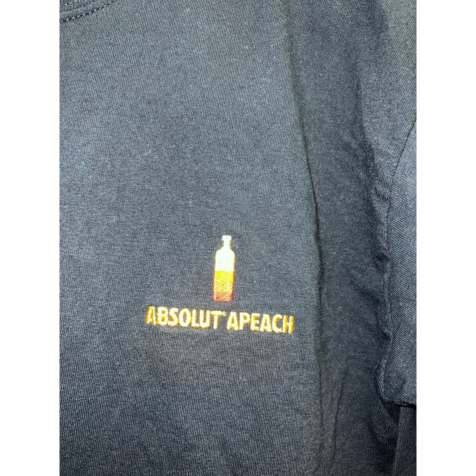 Gildan Vintage Absolut Shirt Absolute Apeach Vodka Liquor Tee 90s M Size US M / EU 48-50 / 2 - 3 Thumbnail