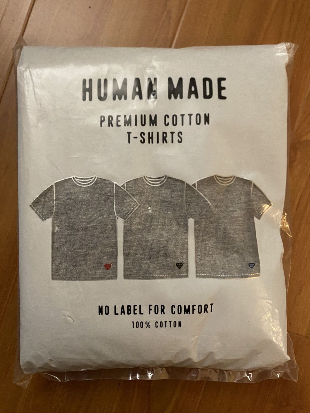 Human Made Human Made 3 Pack Gray Tees Size US L / EU 52-54 / 3 - 3 Thumbnail