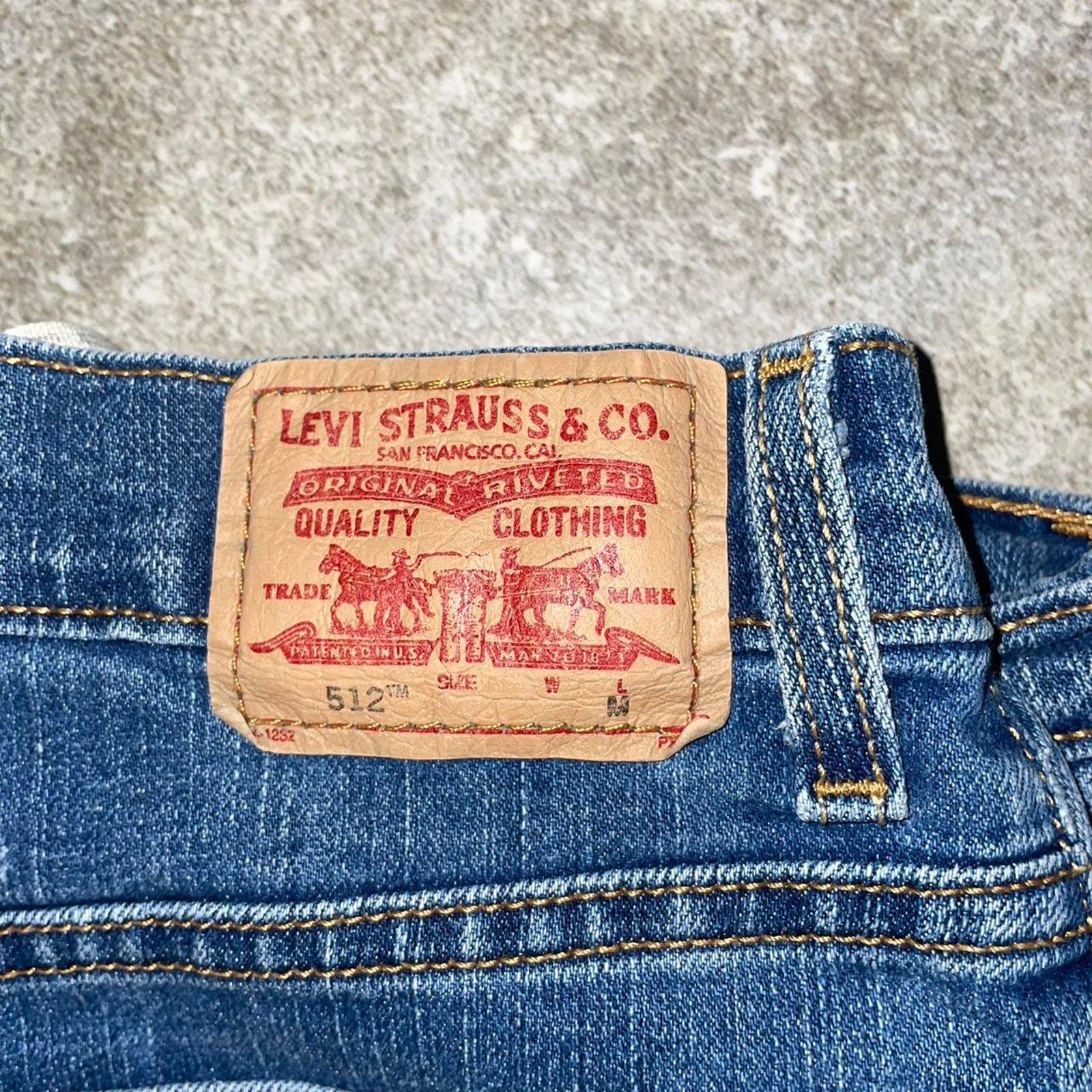 Levi's Levis 512 blue jeans 90s Size US 32 / EU 48 - 2 Thumbnail