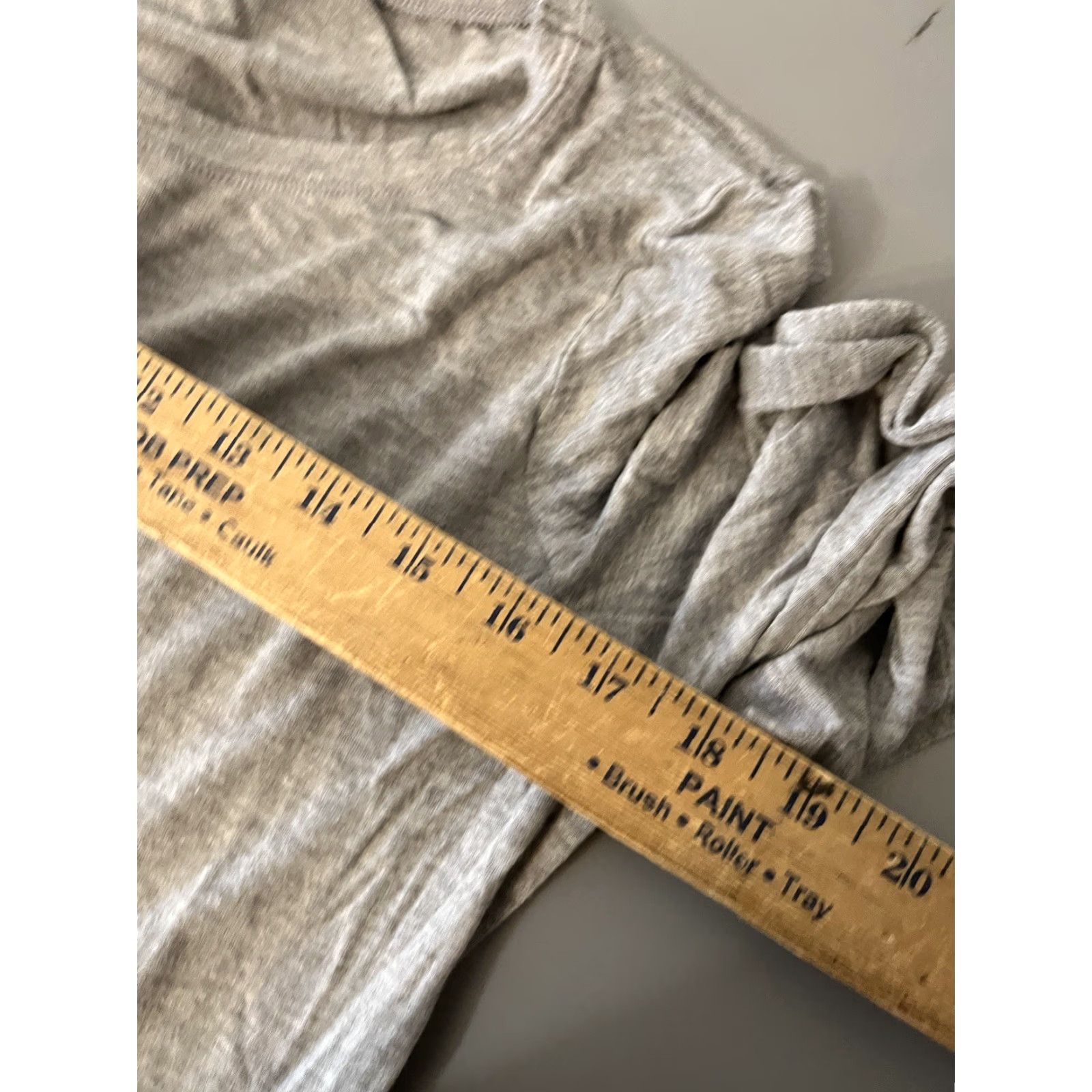 Vintage Cable & Gauge T-Shirt 3/4 Sleeve Grey Crew Neck XL Women Shirt Casual Basic Solid Vintage: No (adjust to context) Size XL / US 12-14 / IT 48-50 - 6 Thumbnail