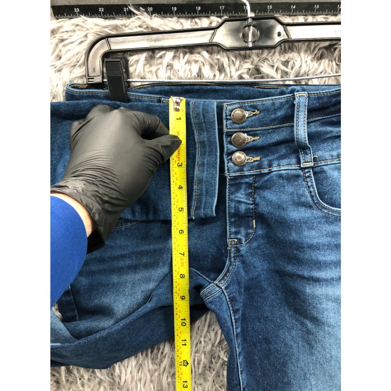 Vintage Sexy Jeans SJ Nikki Skinny Jeans Womens Medium Blue 29 Size 29" - 4 Thumbnail