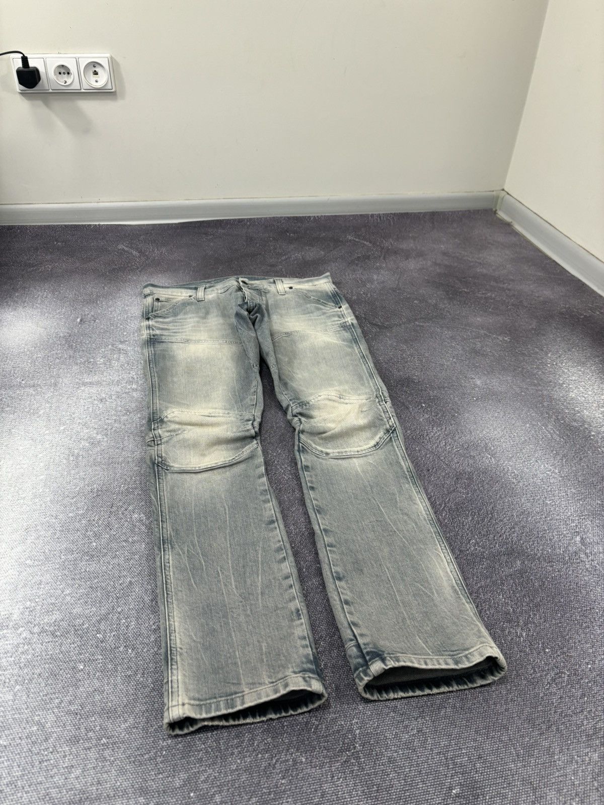 G-Star Vintage G-Star Raw 3D Slim Faded Avant Garde Denim Jeans Size US 33 - 3 Thumbnail