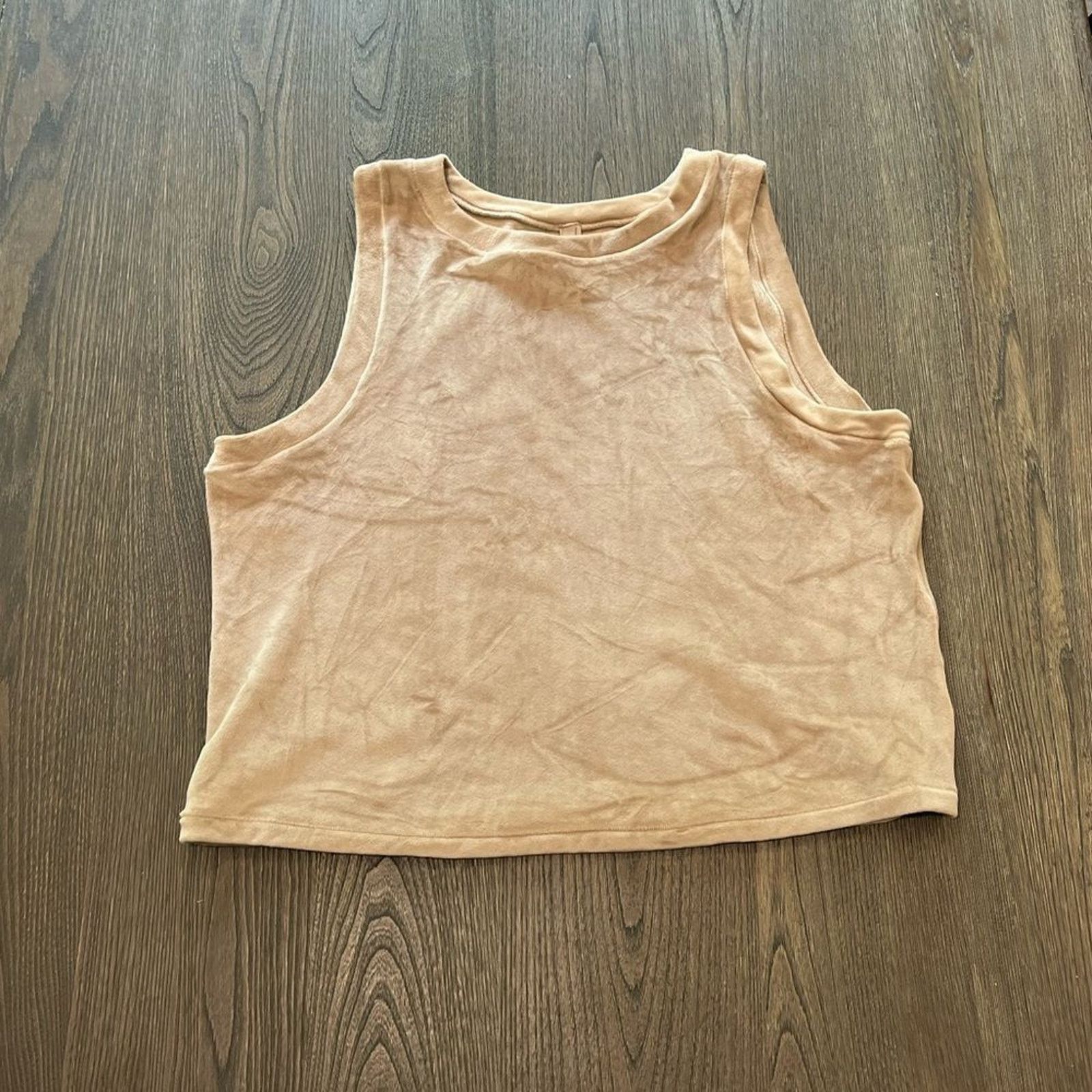 SKIMS NWT Skims Velour Crewneck Tank Honey Size 4X Size 4XL / US 24-26 - 1 Thumbnail