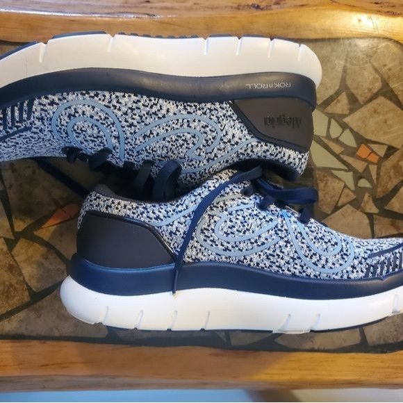 Designer Alegria Rok n Roll Blue Tie Sz. 38 (7.5-8) Sneakers Size US 7.5 / IT 37.5 - 3 Thumbnail