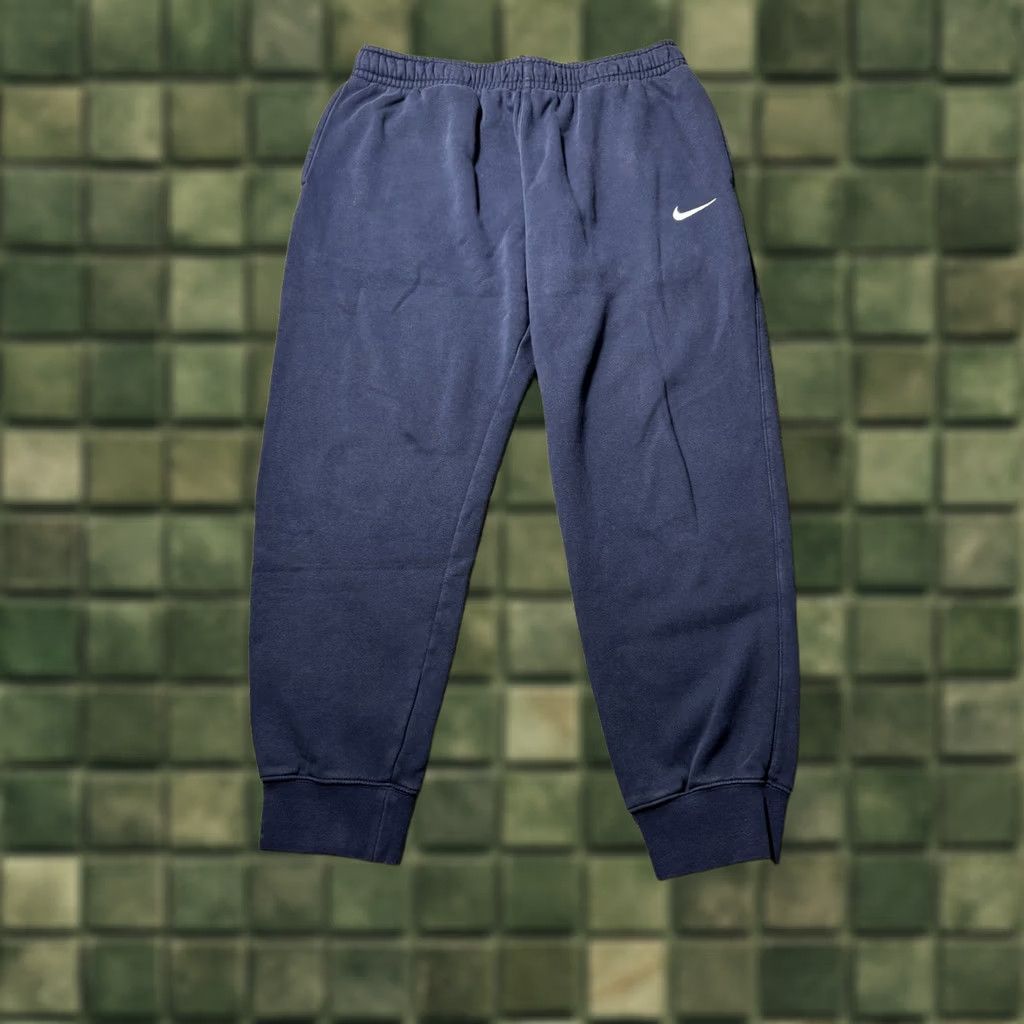 Nike Nike Club Fleece Joggers Pants Mens Large Blue Sweatpants CJ1616 Size US 33 - 1 Thumbnail