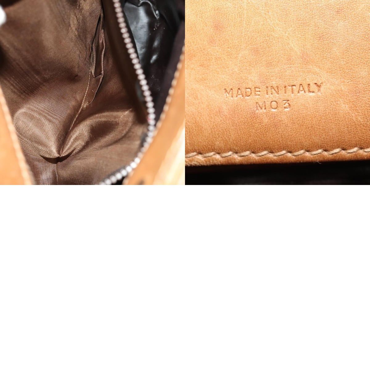 Celine CELINE Macadam Canvas Shoulder Bag Beige Gold Size ONE SIZE - 12 Thumbnail