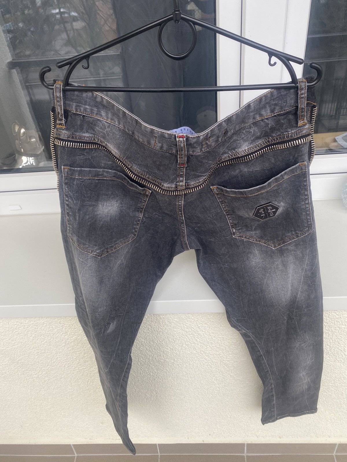 Philipp Plein Philipp plein Luxury ultra rare jeans with zippers Size US 32 / EU 48 - 6 Thumbnail