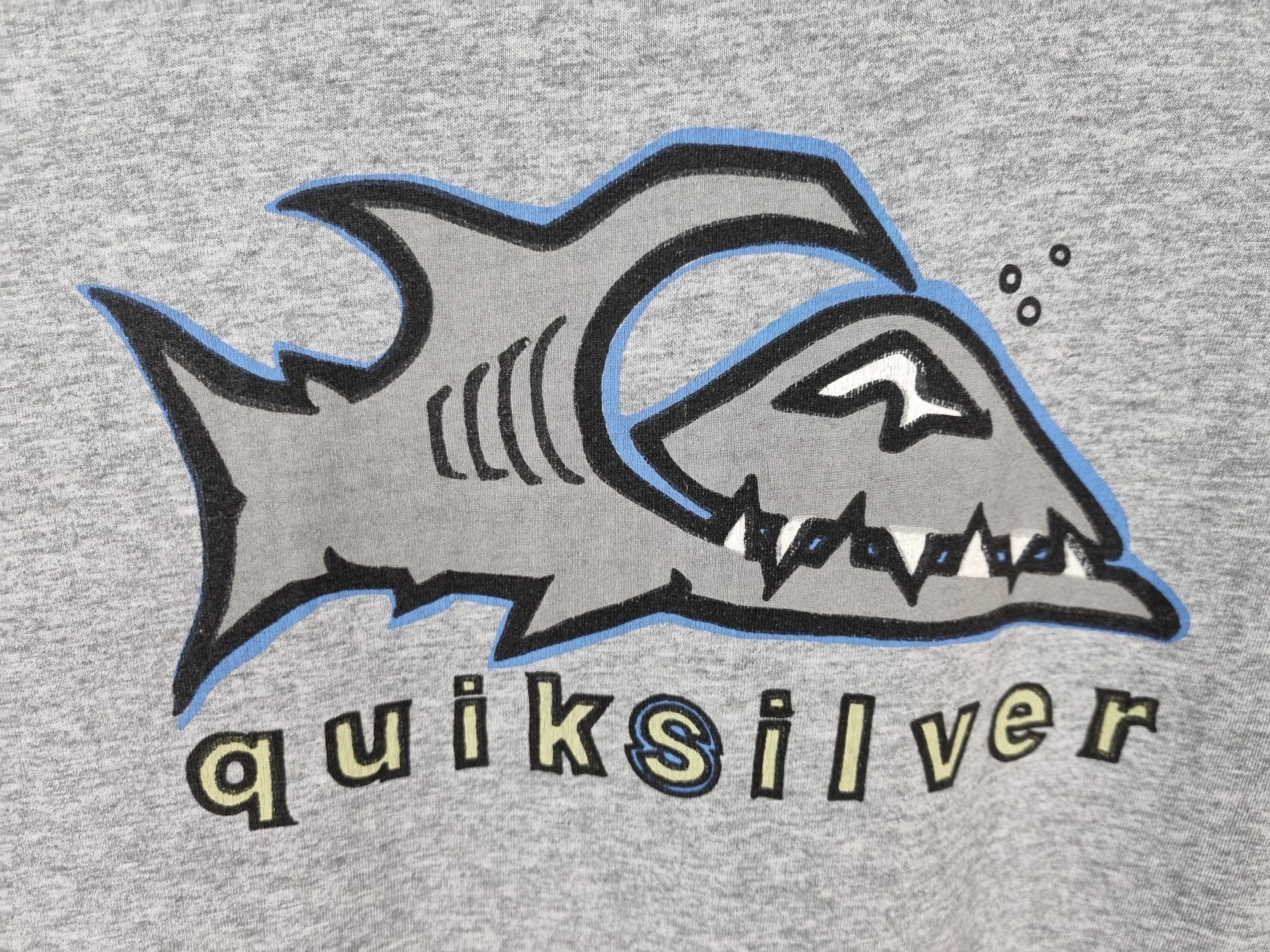 Quiksilver × Vintage Rare early 90s Quiksilver Big Logo Vintage Tee shirt Size US L / EU 52-54 / 3 - 8 Thumbnail