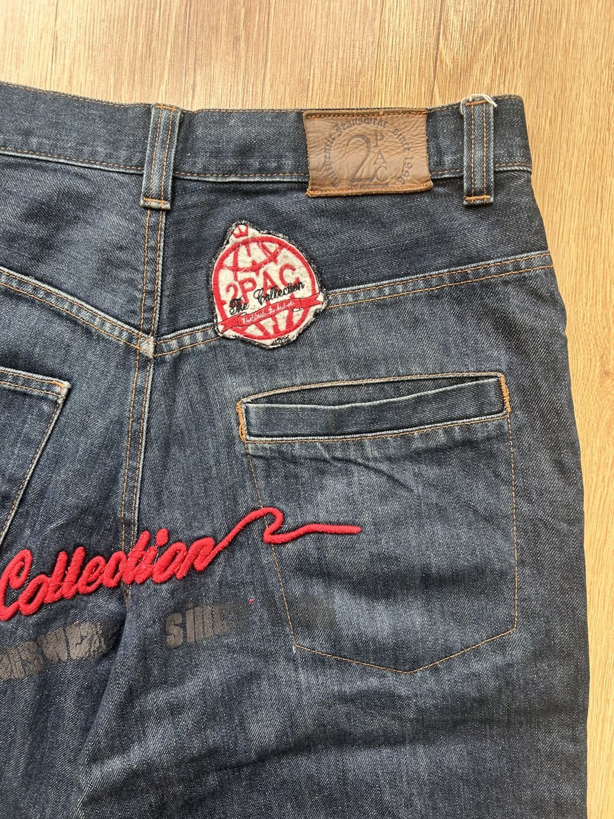 Vintage Vintage Y2K Baggy 2Pac Denim Jorts Jnco Style Skater Shorts Size US 30 / EU 46 - 9 Thumbnail