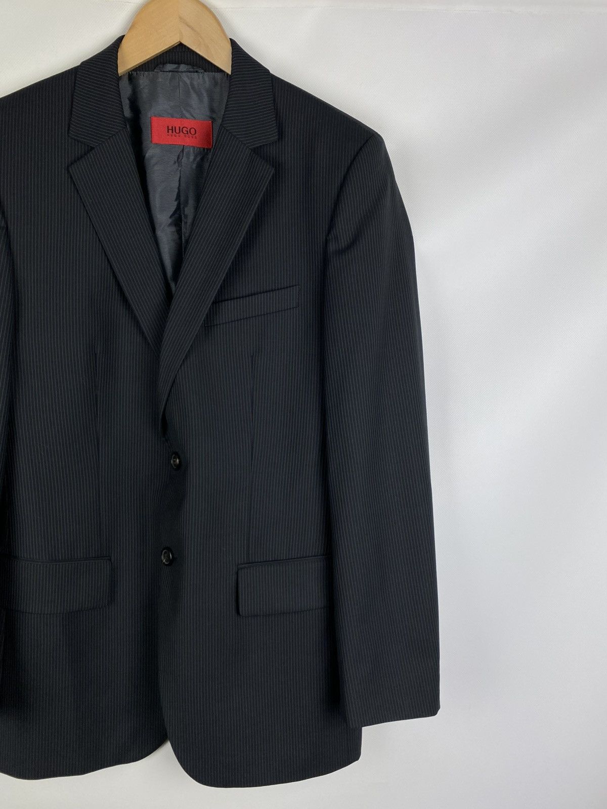 Hugo Boss Hugo Boss Aamon / Hago wool striped blazer jacket sportcoat Size 38R - 3 Thumbnail