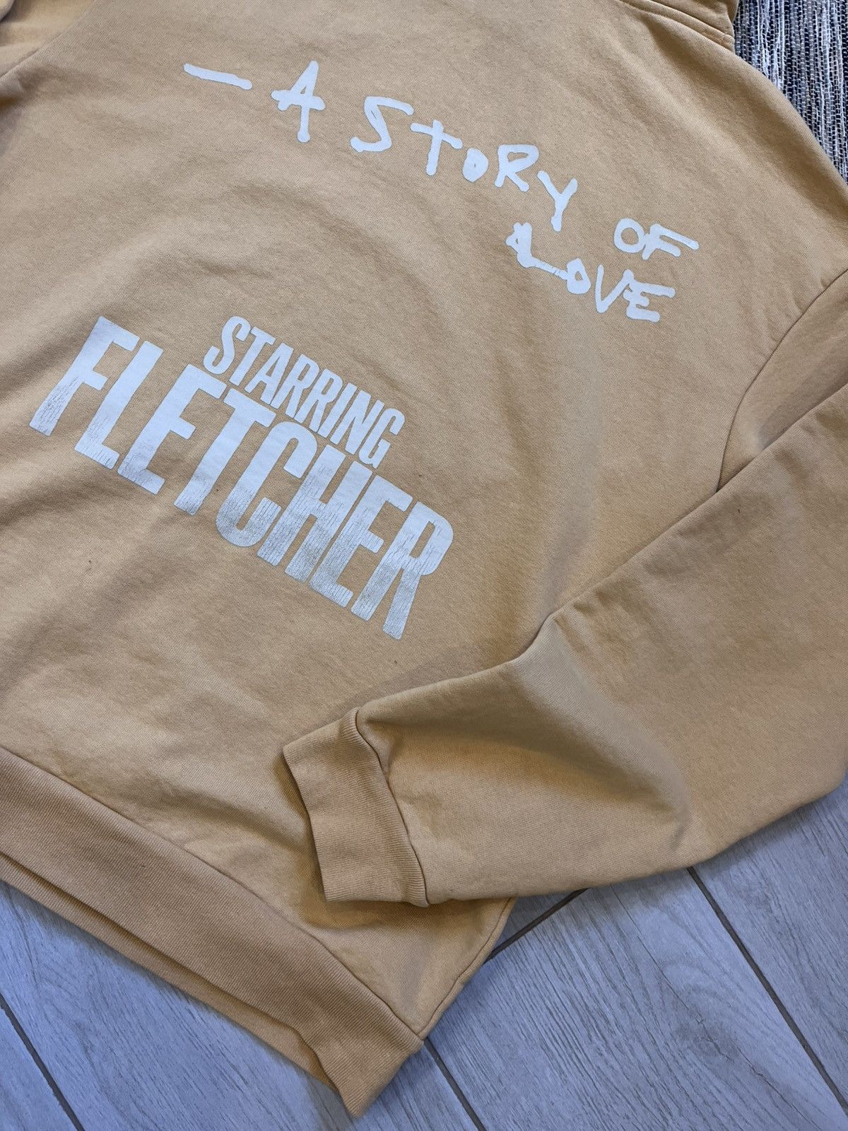Designer × Rap Tees Crazy Fletcher Hoodie garment-dyed Rap Sweatshirt sk8 Size US XL / EU 56 / 4 - 12 Thumbnail