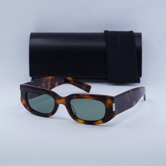 Saint Laurent Paris 🕶️ New Saint Laurent SL697 002 Sunglasses - Shiny Havana Size ONE SIZE - 1 Thumbnail