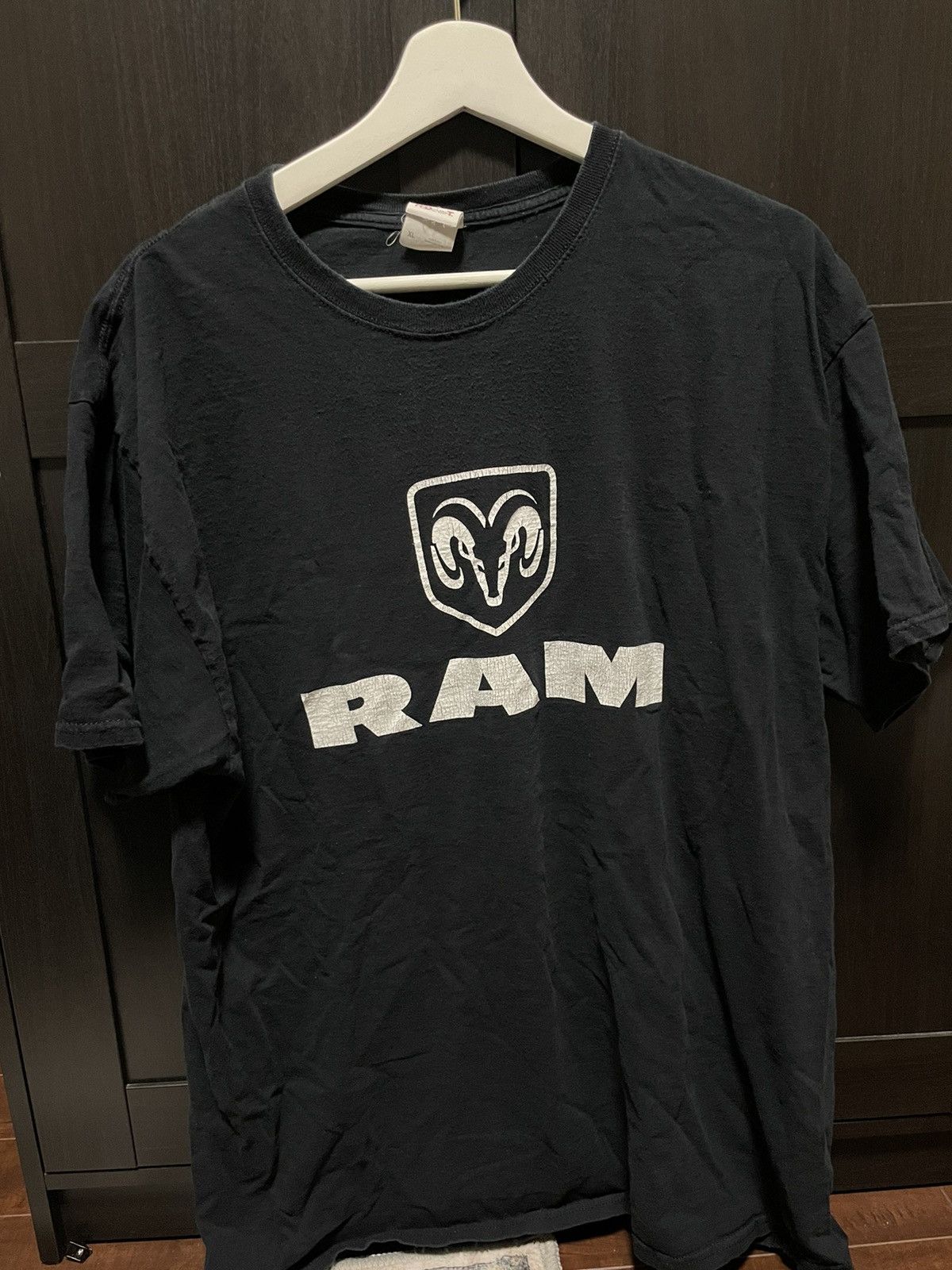 Vintage Vintage Black RAM Logo Tee Size US XL / EU 56 / 4 - 1 Thumbnail