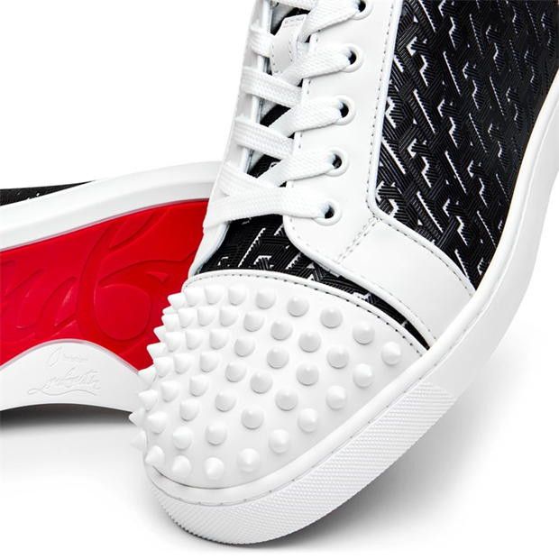 Christian Louboutin Louis Junior Techno Spike Sneakers Size US 12 / EU 45 - 5 Thumbnail