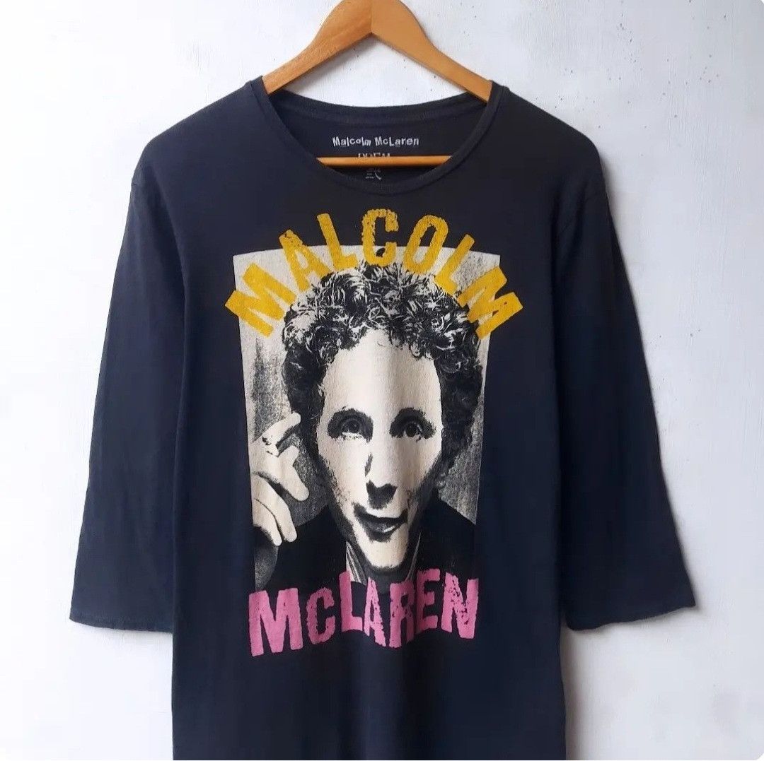 Malcolm McLaren × PPFM PPFM X Malcolm McLaren Raglan Tshirt Size US S / EU 44-46 / 1 - 2 Thumbnail