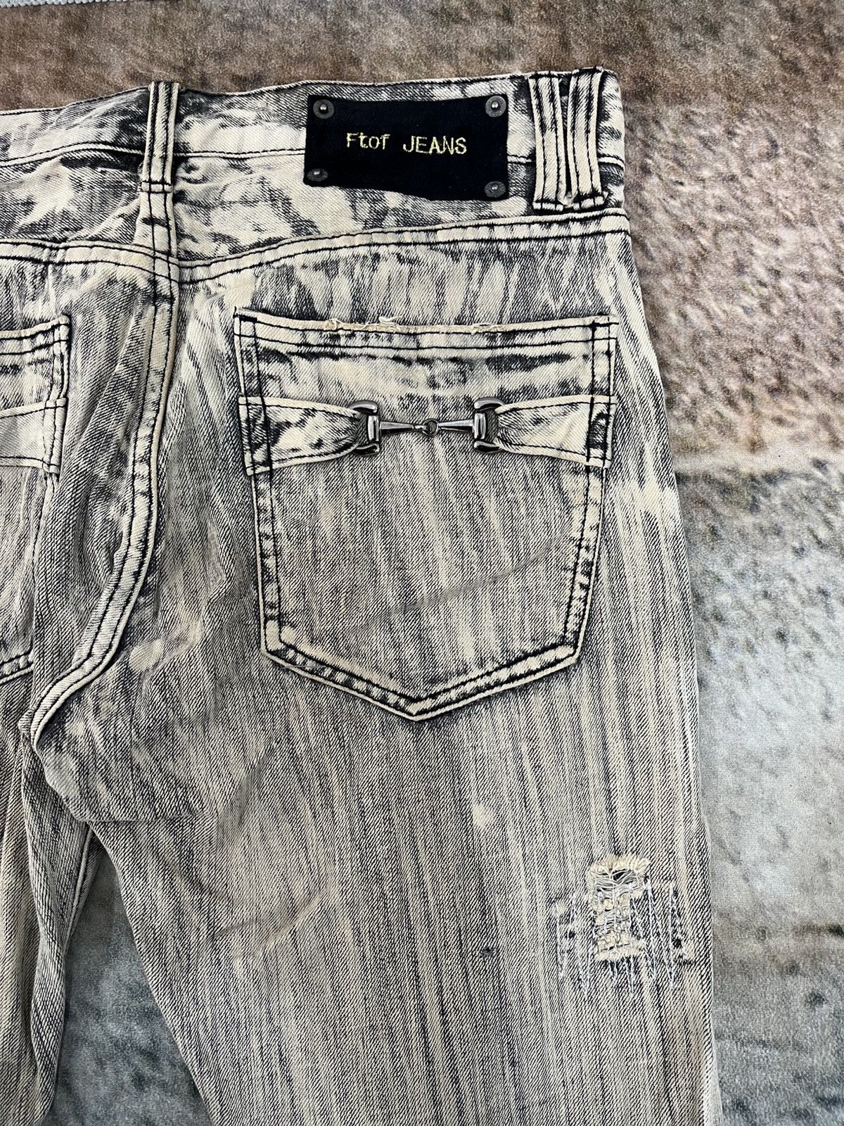 If Six Was Nine × Japanese Brand × Vintage Crazywash Ftof Denim Size US 33 - 15 Thumbnail