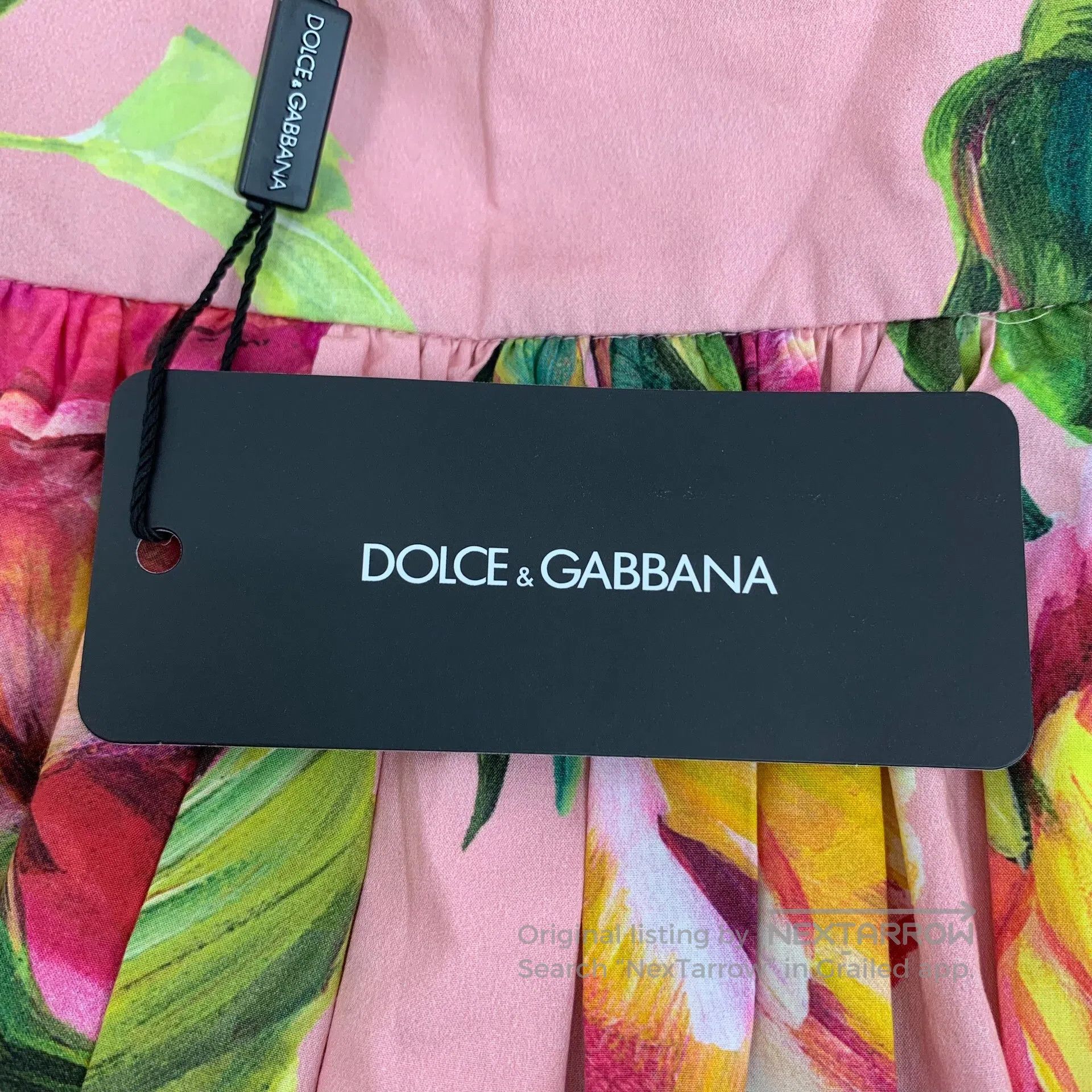 Dolce & Gabbana Dolce Gabbana Color block floral print cotton casual half Size 37" - 6 Thumbnail