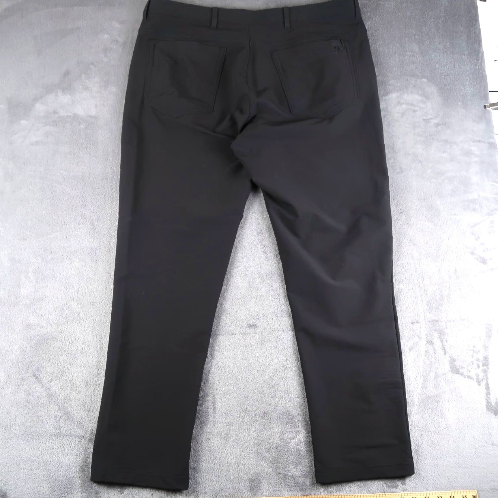 Vintage Public Rec Dealmaker Pants Mens 40x32 Black Straight Polyester Blend Size US 40 / EU 56 - 2 Thumbnail
