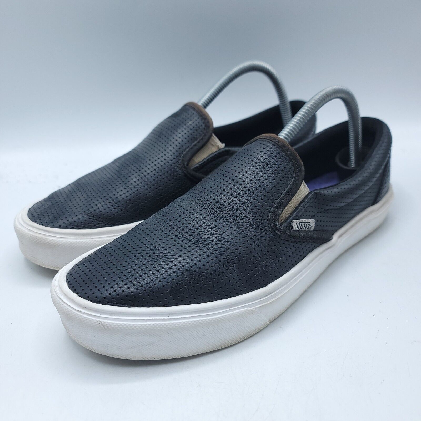Vans Vans Off The Wall Sneaker Shoe Men Size 8.5 TCH0 Black White Size US 8.5 / EU 41-42 - 1 Thumbnail
