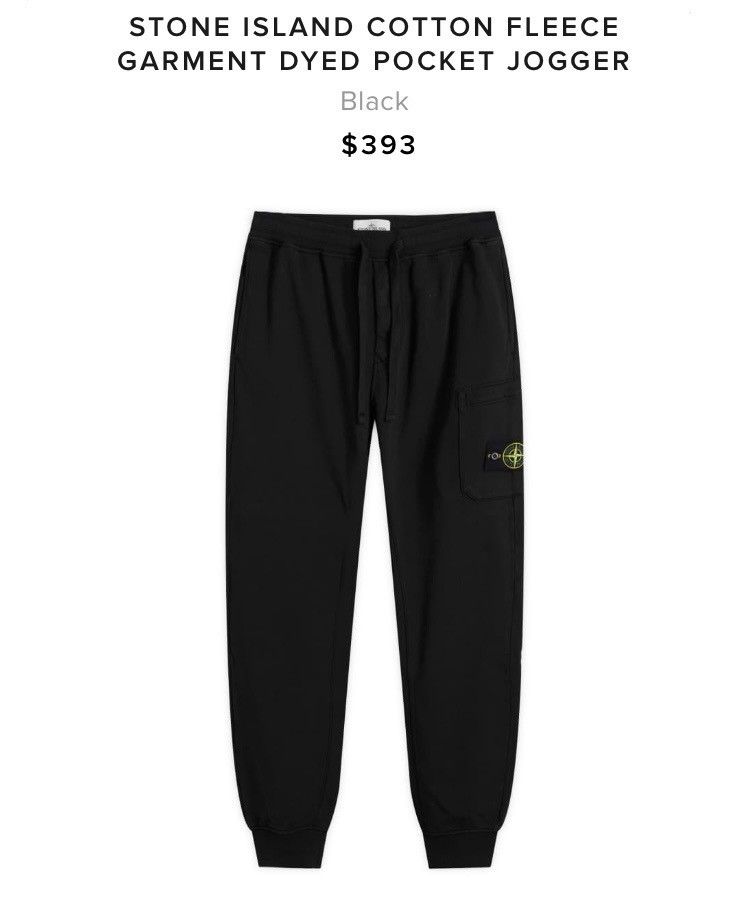 Stone Island Stone Island Cotton Joggers Size US 36 / EU 52 - 1 Thumbnail