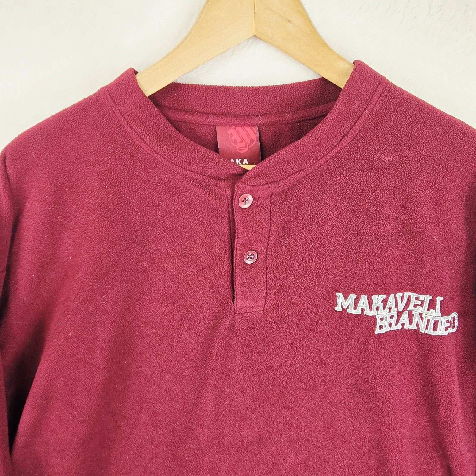 Makaveli Makaveli Branded Henley Sweatshirt Mens XXL Vintage Tupac Size US XXL / EU 58 / 5 - 3 Thumbnail