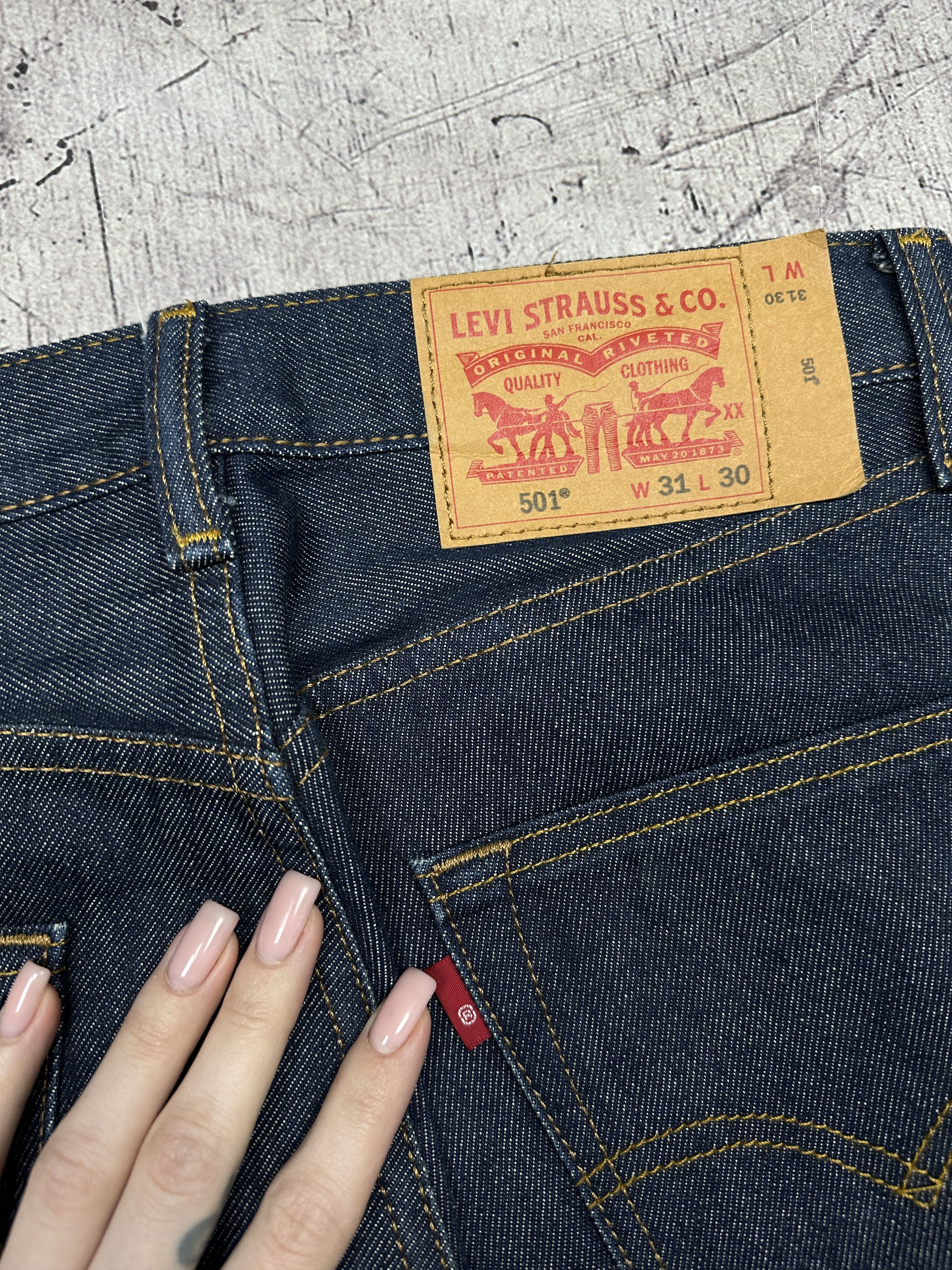Levi's Levi's 501 Mens Denim Pants Jeans Size 31 x 30 Size US 31 - 3 Thumbnail