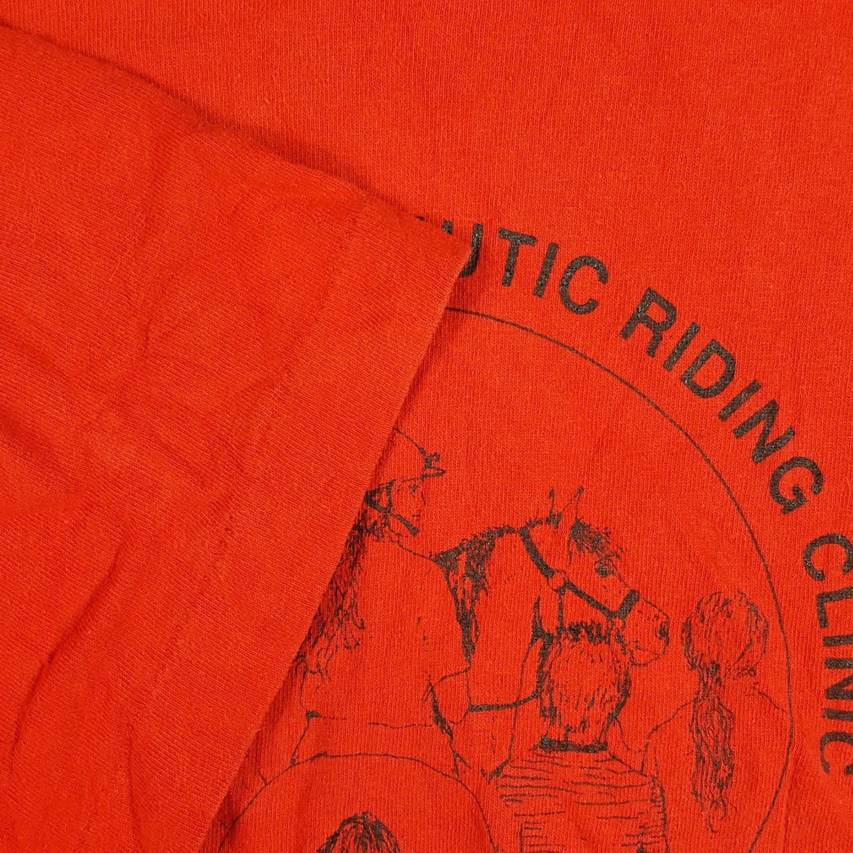 Fruit Of The Loom VINTAGE Therapeutic Horse Riding Clinic T Shirt Main Brand: Fruit of the Loom Shirt Adult XL Red 90s Equestrian USA Made Mens Size US XL / EU 56 / 4 - 5 Thumbnail