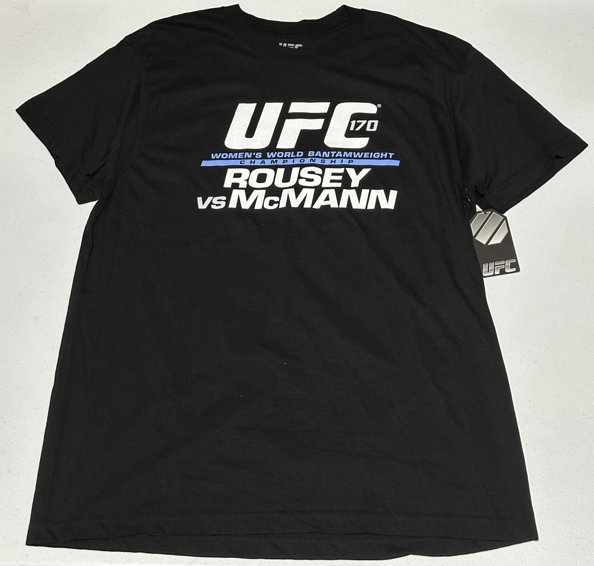 UFC Vtg y2k UFC 170 Rhonda Rousey vs McMann Event Promo T-shirt Size US M / EU 48-50 / 2 - 1 Thumbnail