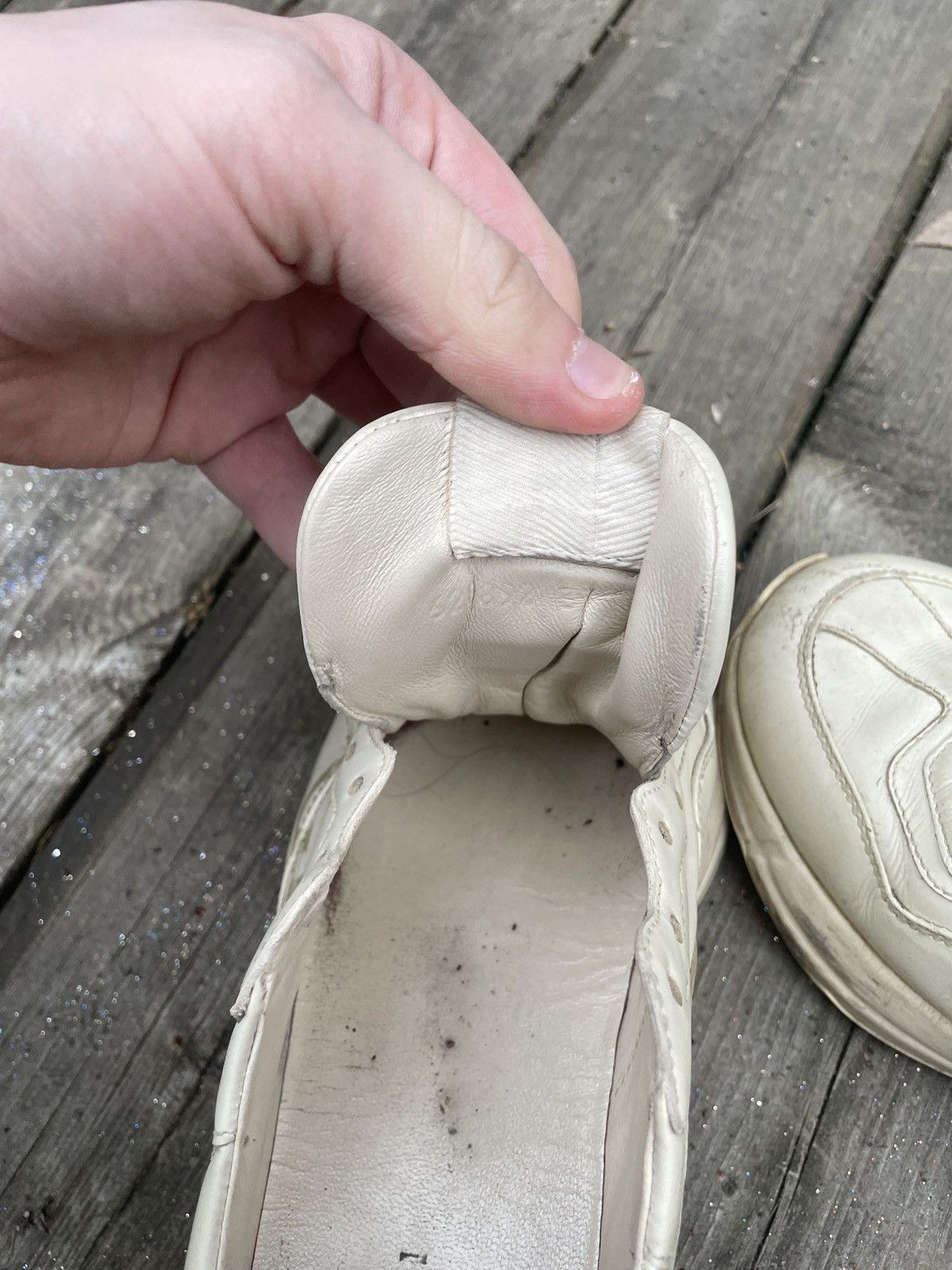 Gucci Gucci white and gray sneakers size 37 Size US 7 / IT 37 - 10 Thumbnail