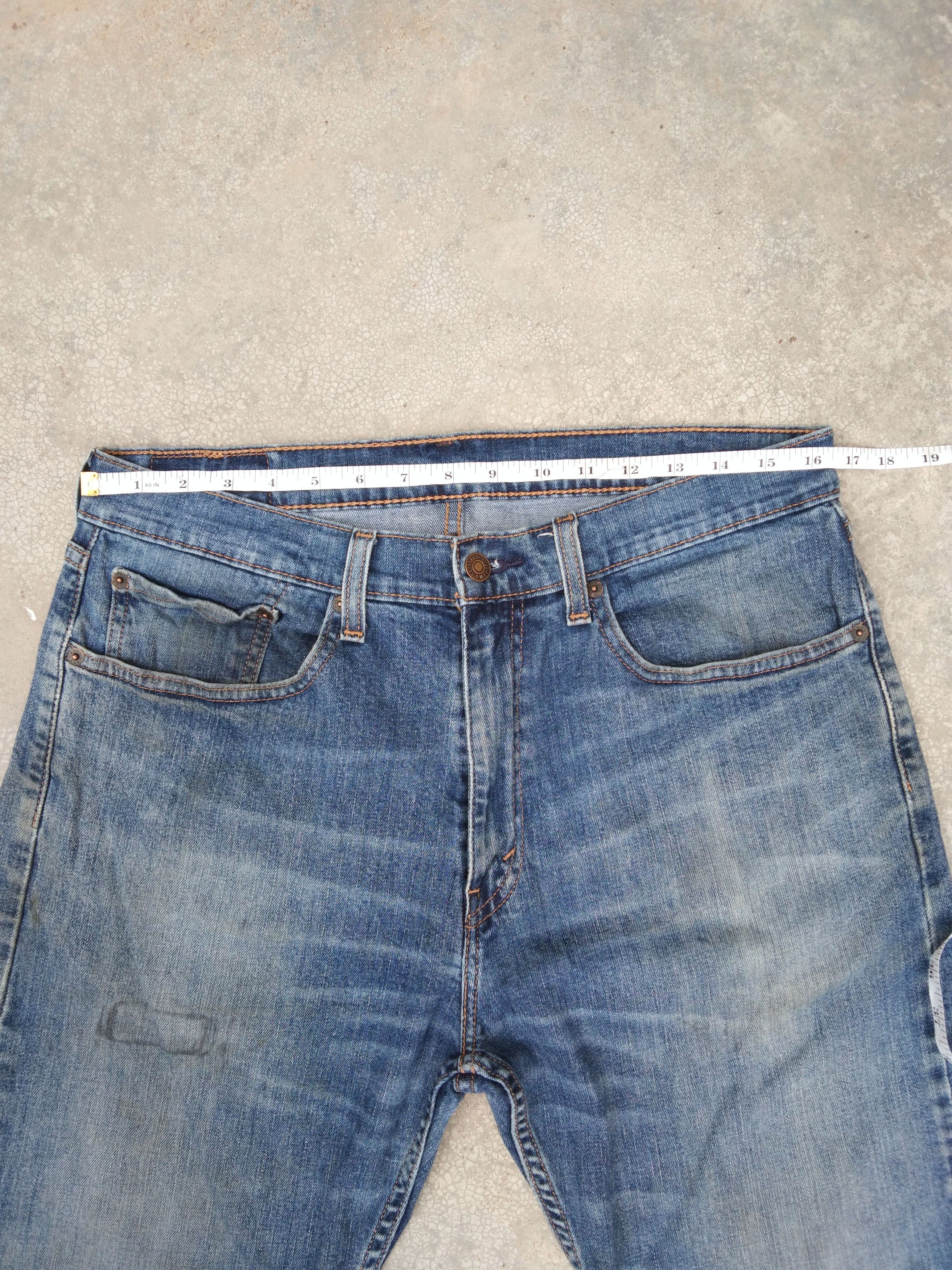 Levi's Vintage Levi's Jeans 505 Faded Blue Distressed Denim 33x30 Size US 33 - 6 Thumbnail