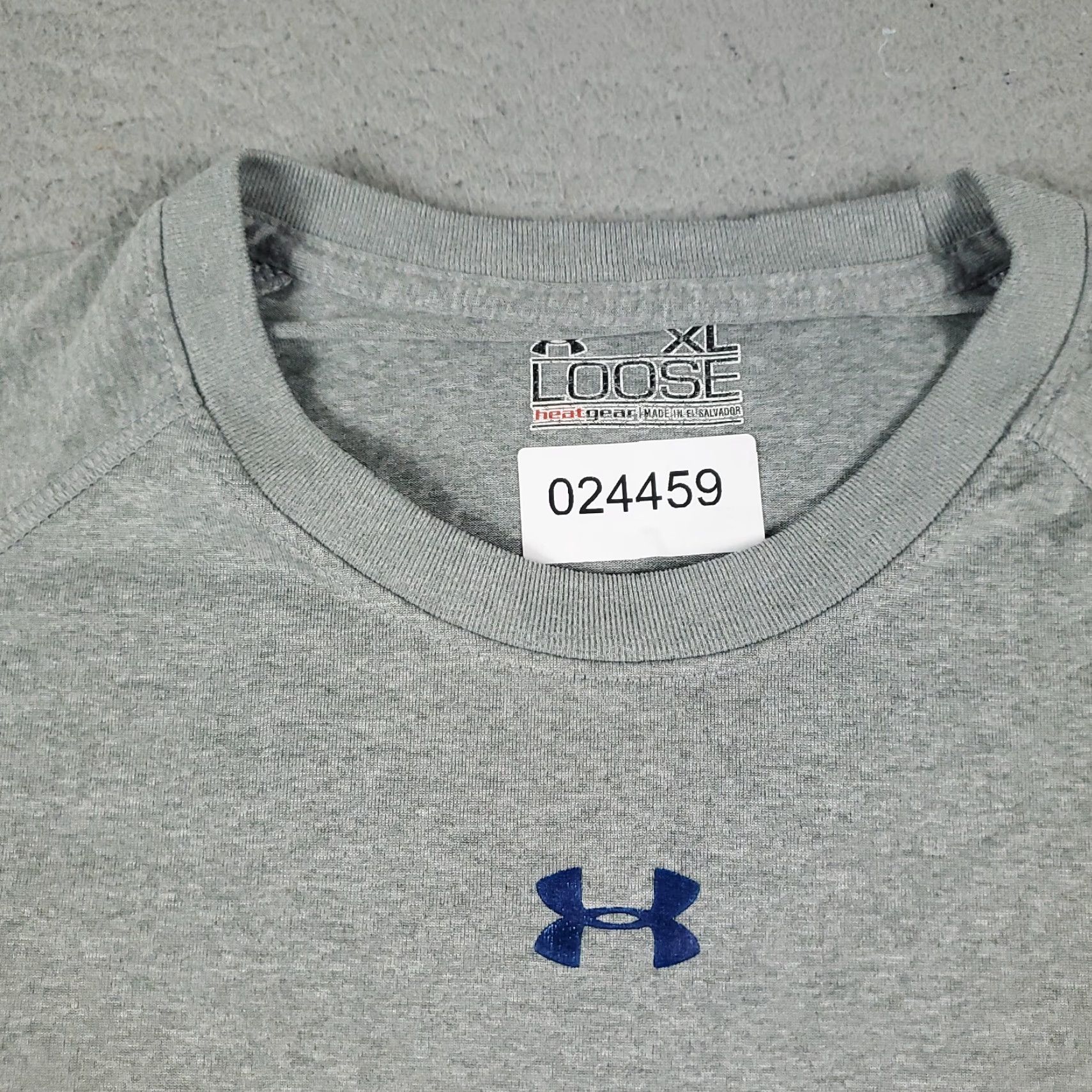 Under Armour VINTAGE Under Armour T-Shirt Men's XL Gray Short Sleeve Cotton Blend Logo Athletic All Seasons Size US XL / EU 56 / 4 - 3 Thumbnail