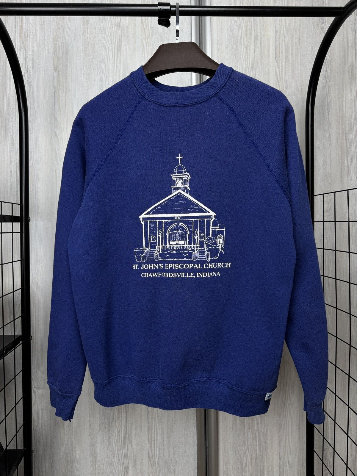 Vintage Discus Athletic St. John’s Church made in USA sweatshirt Size US L / EU 52-54 / 3 - 1 Thumbnail