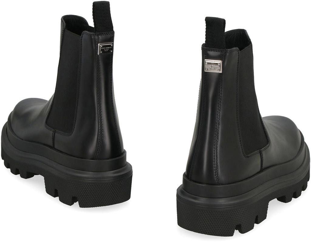 Dolce & Gabbana o1y0125 Logo Ankle Boots in Black Size US 8.5 / EU 41-42 - 4 Thumbnail