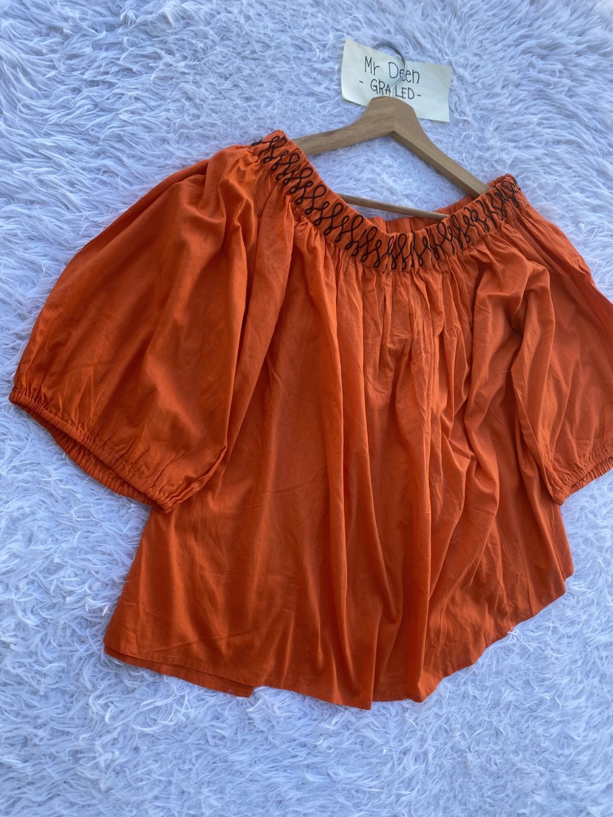 Christian Dior Monsieur Rare Christian Dior Off Shoulder Top Blouse Size M / US 6-8 / IT 42-44 - 7 Thumbnail