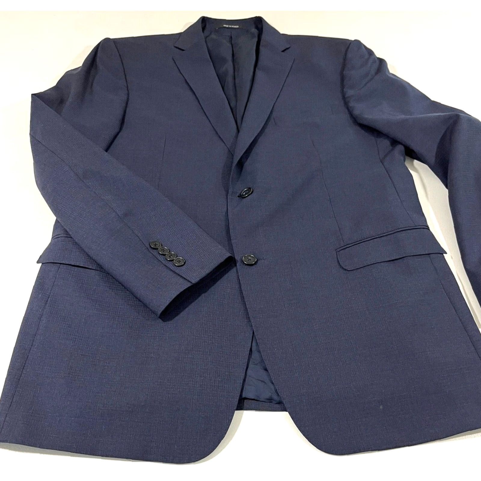 Ermenegildo Zegna Ermenegildo Zegna Z Zegna Wool Suit Jacket Navy 44R Regular Men's Jacket Two-Button Navy Z Zegna 54R US 44R Vintage/Classic Men’s Suit Jacket Size 42R - 6 Thumbnail