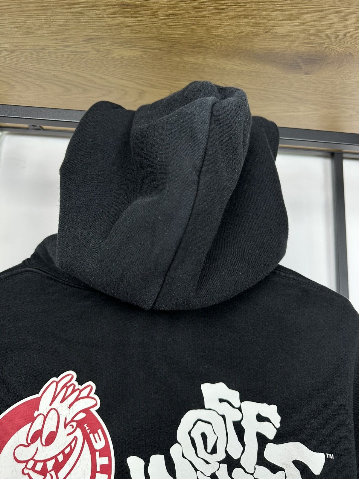 Off-White Off-White Red Tongue Out Over Hoodie Sweatshirt In Black XS Size US XS / EU 42 / 0 - 24 Thumbnail
