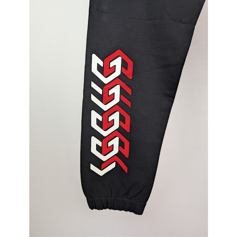 Gucci o1rshd1 Light Felted Cotton Jersey Jogging Pant in Black Size US 38 / EU 54 - 14 Thumbnail