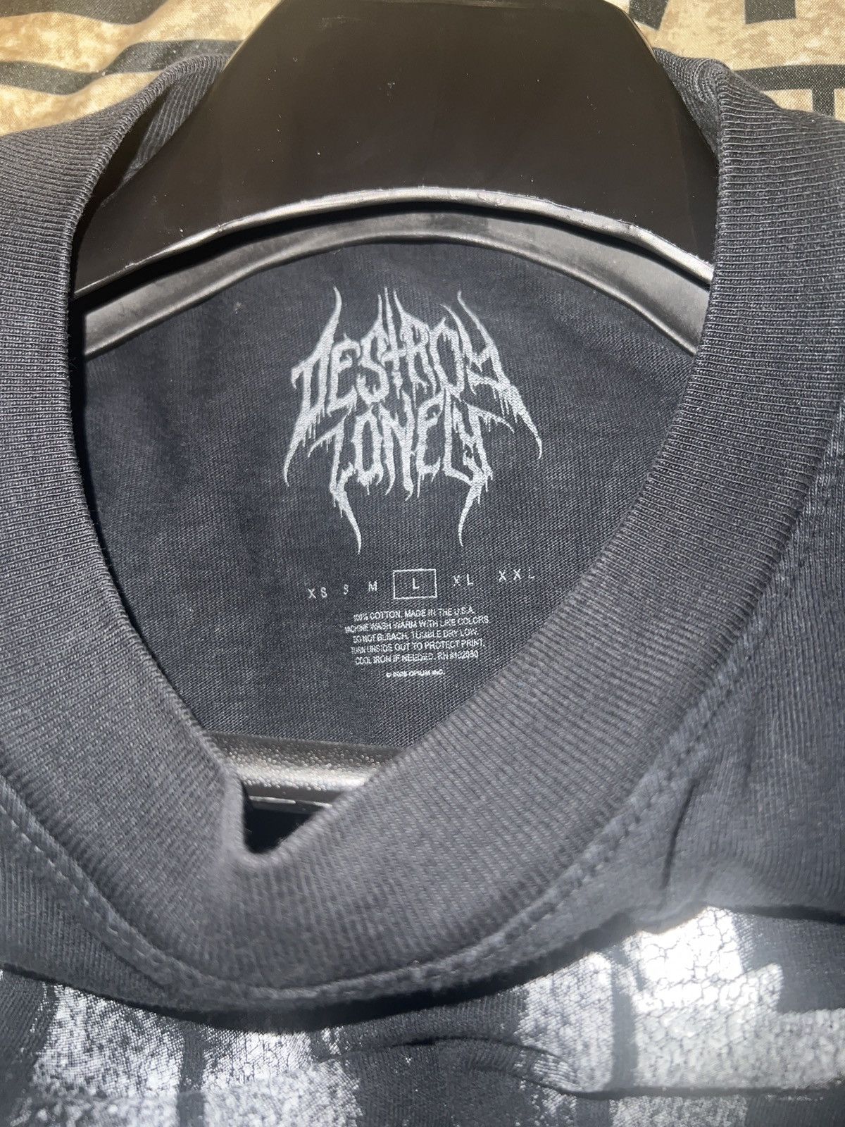 Destroy Lonely destroy lonely “love hurts true story” LLF tour tee Size US L / EU 52-54 / 3 - 3 Thumbnail