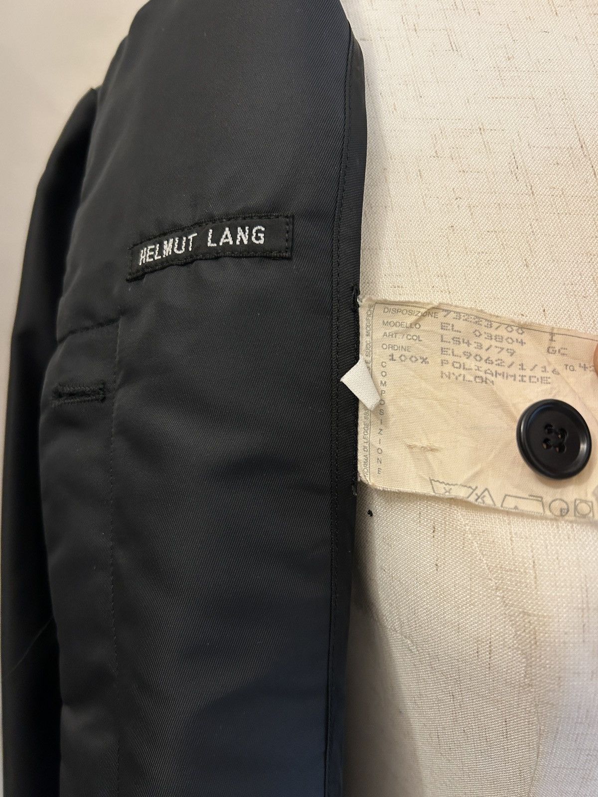 Helmut Lang Helmut Lang 1996 minimalistic nylon blazer Size M / US 6-8 / IT 42-44 - 9 Thumbnail