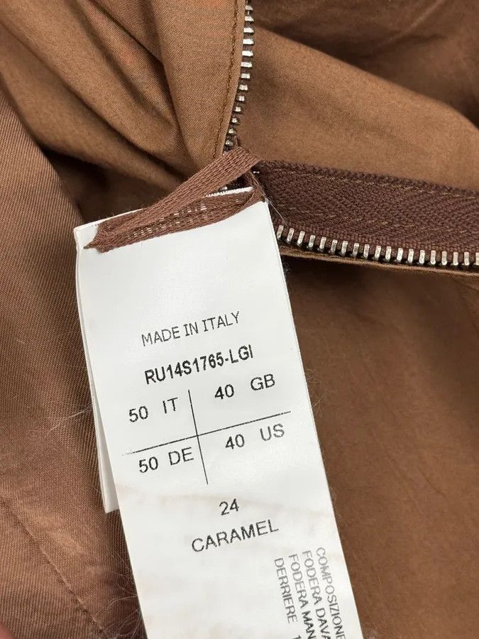 Rick Owens SS2014 Rick Owens Brown Avant-Garde Hooded Leather Jacket Size US M / EU 48-50 / 2 - 11 Thumbnail