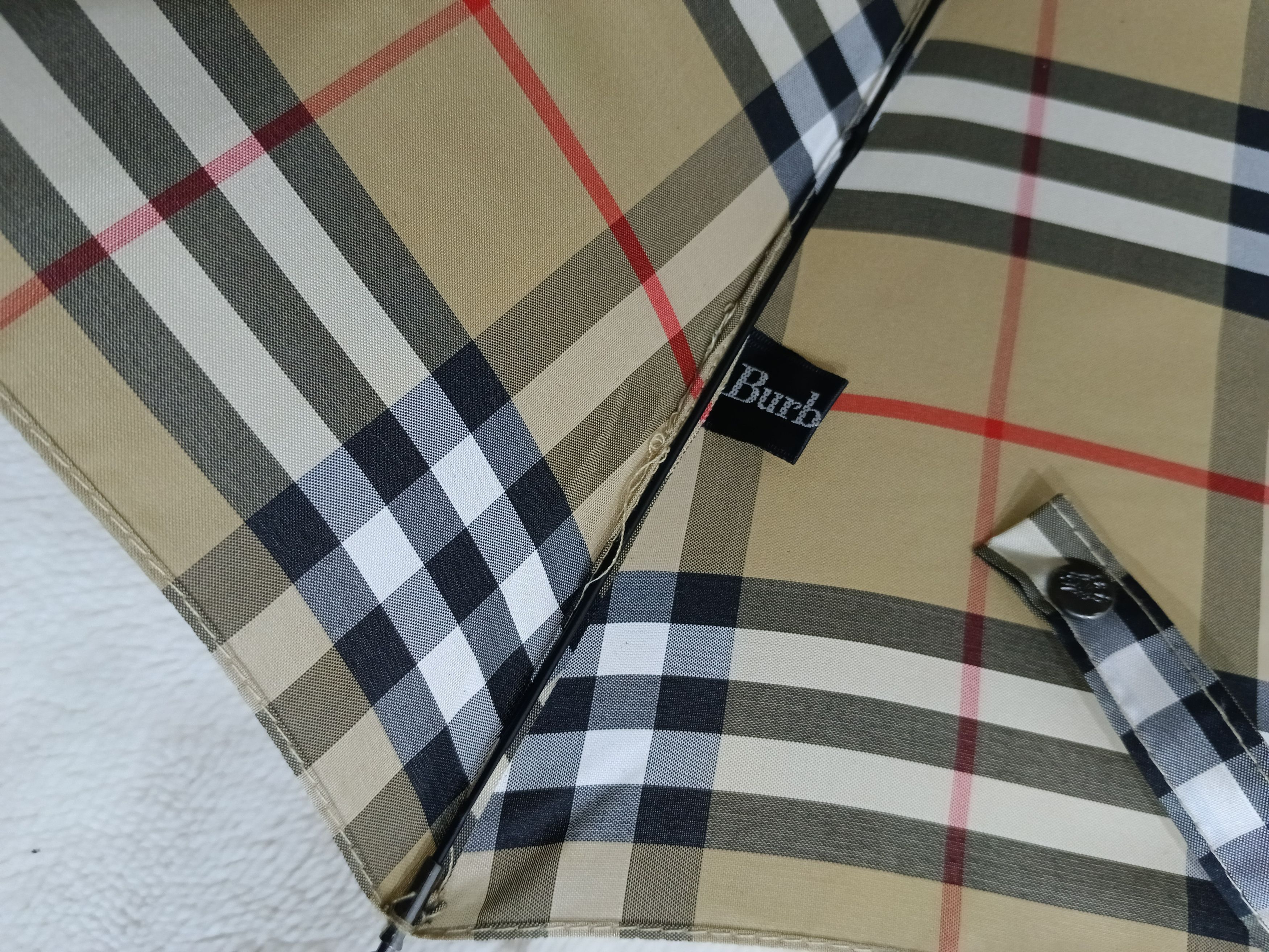 Burberry Burberry NovaCheck Folding Umbrella Size ONE SIZE - 7 Thumbnail