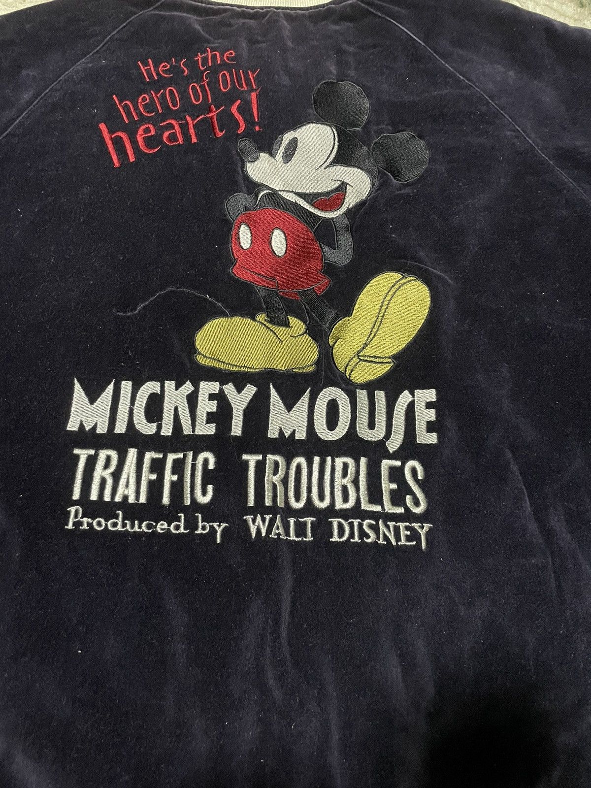 Disney × Mickey Mouse RARE‼️ Mickey mouse embroidery sukajan reversible jacket Size US L / EU 52-54 / 3 - 7 Thumbnail