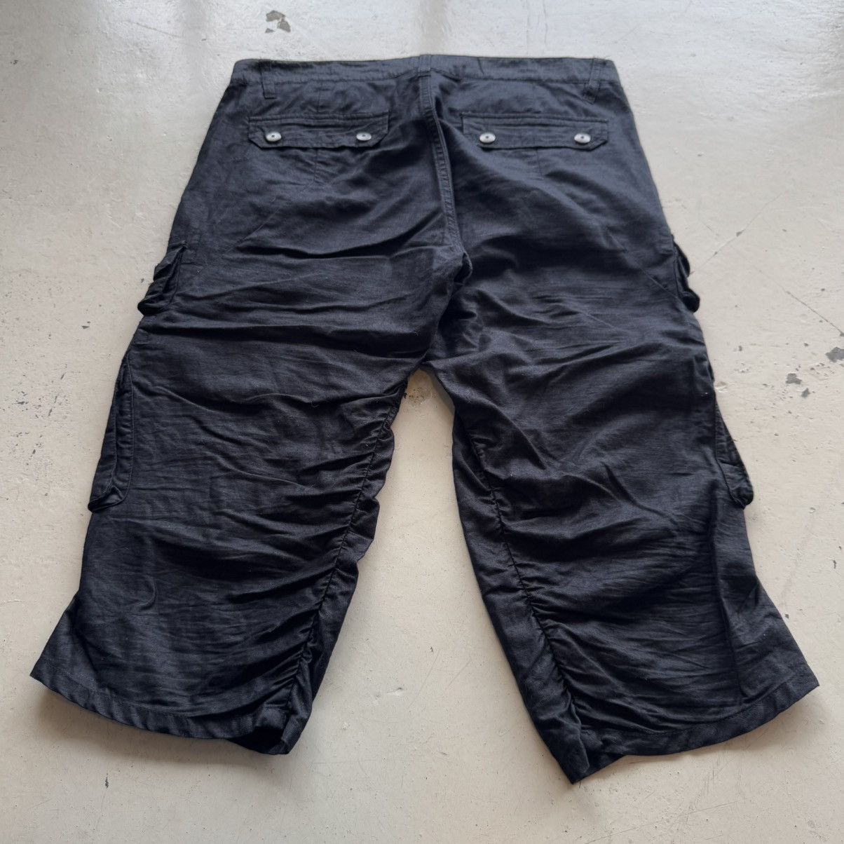 If Six Was Nine 2000s tornado mart coated cargo shorts Size US 31 - 5 Thumbnail