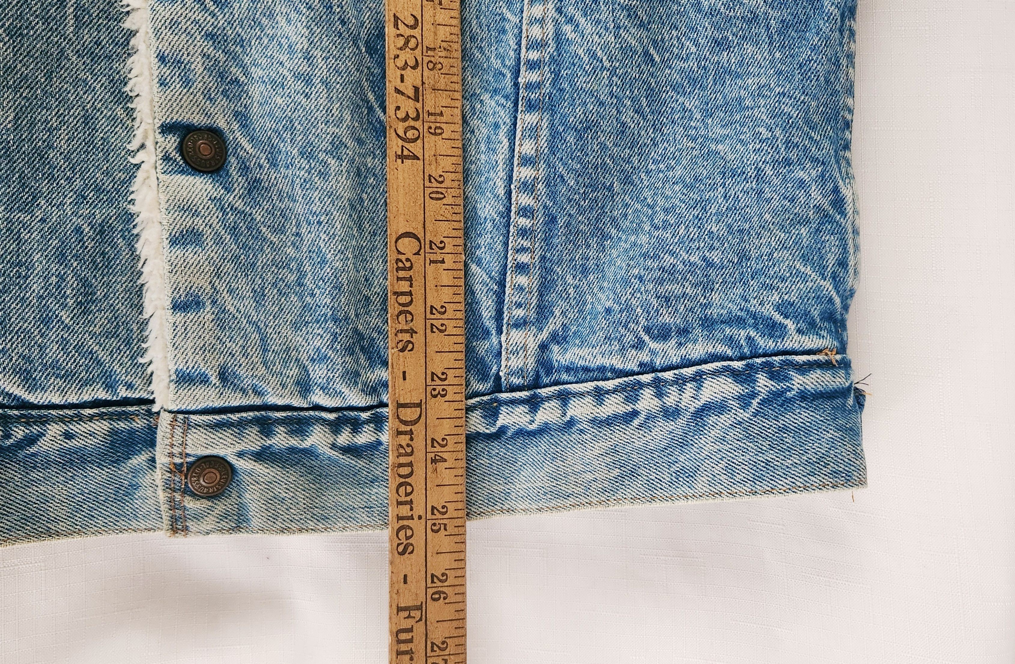 Levi's × Vintage LEVI'S TRUE VINTAGE SHERPA TRUCKER DENIM JACKET 1970S SZ 40 Size US M / EU 48-50 / 2 - 16 Thumbnail