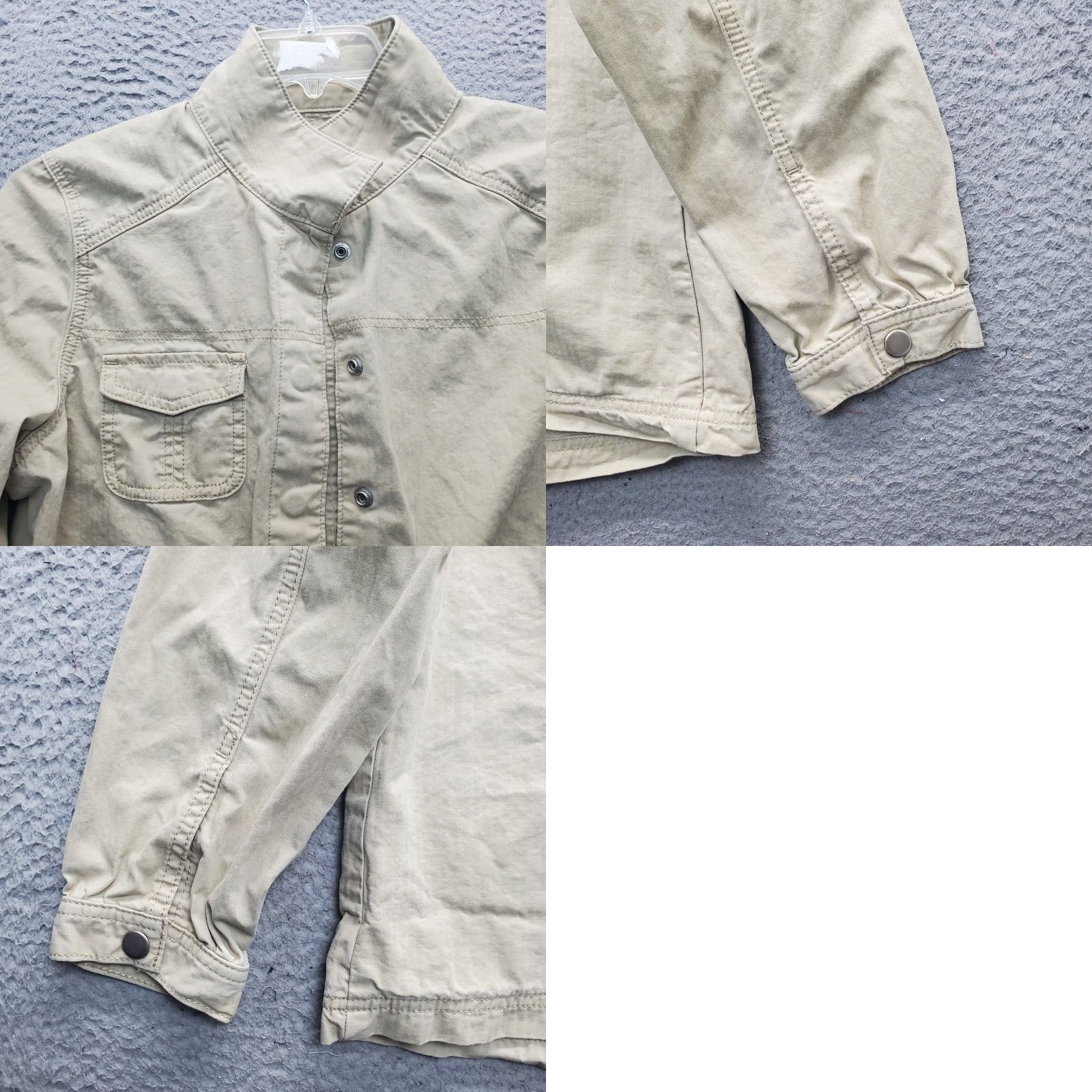 Levi's VINTAGE Levi's Jacket Womens Large Brown Collared Snap Front Windbreaker Utility Size L / US 10 / IT 46 - 8 Thumbnail