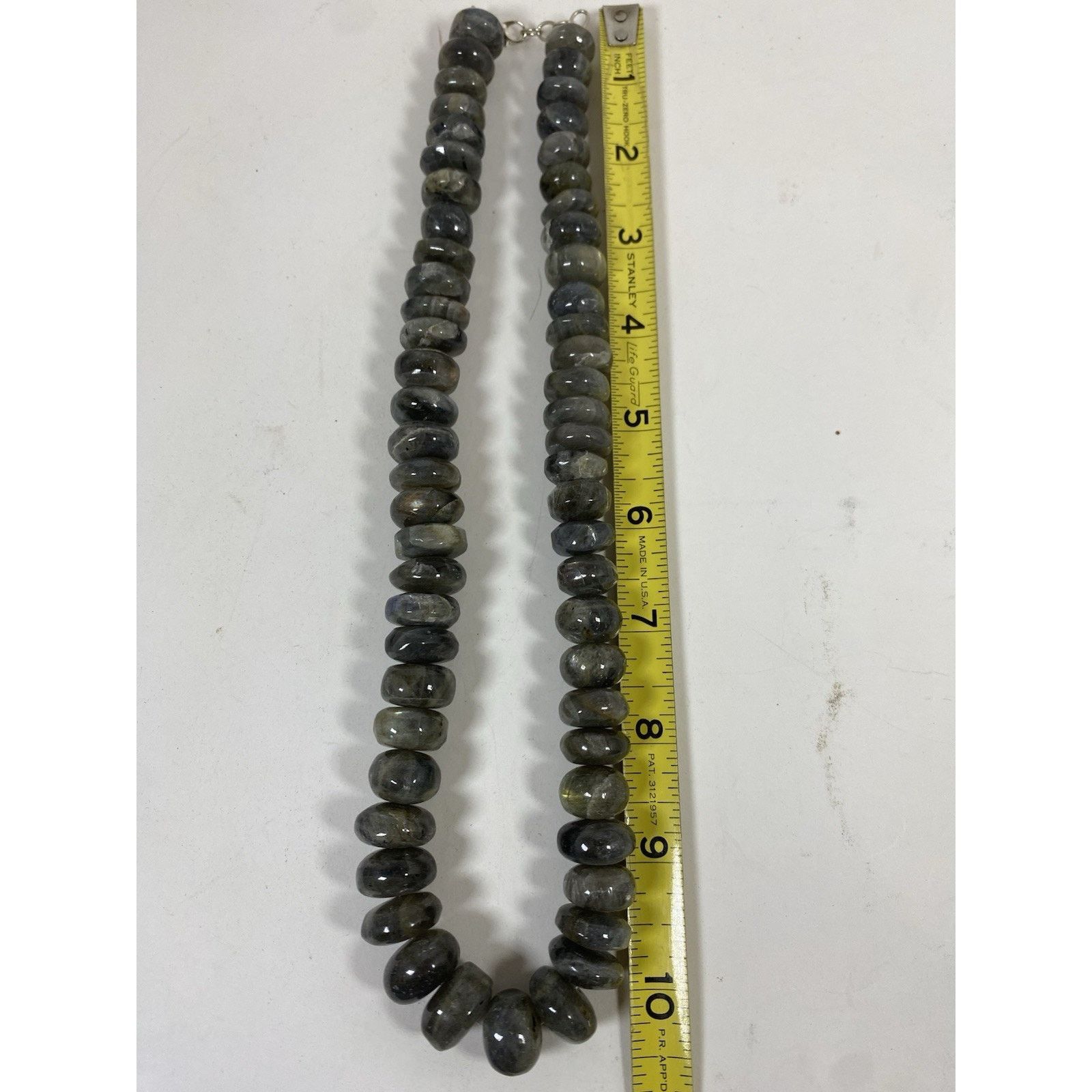 Other Grey Agate Necklace – Natural Stone Beaded Jewelry Elegant Size ONE SIZE - 5 Thumbnail