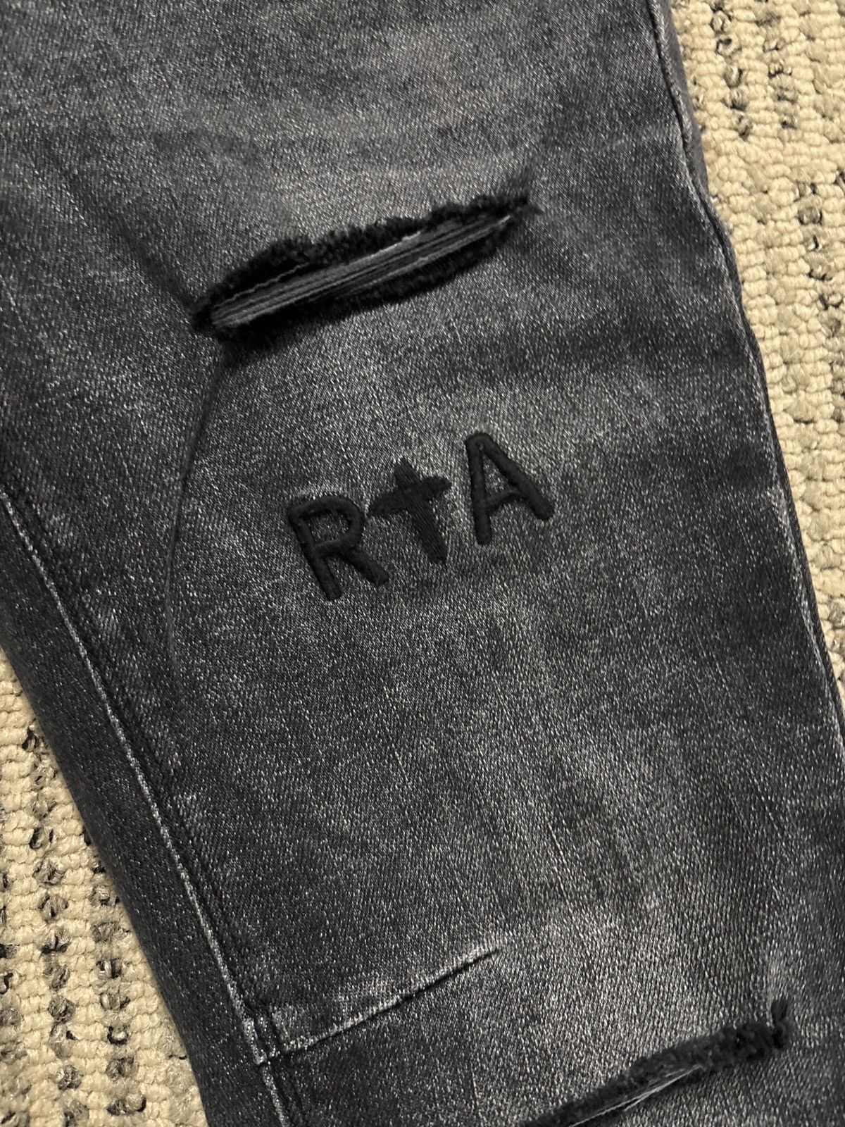Rta Rta Bryant Skinny Jean Distressed Grey Size US 28 / EU 44 - 3 Thumbnail