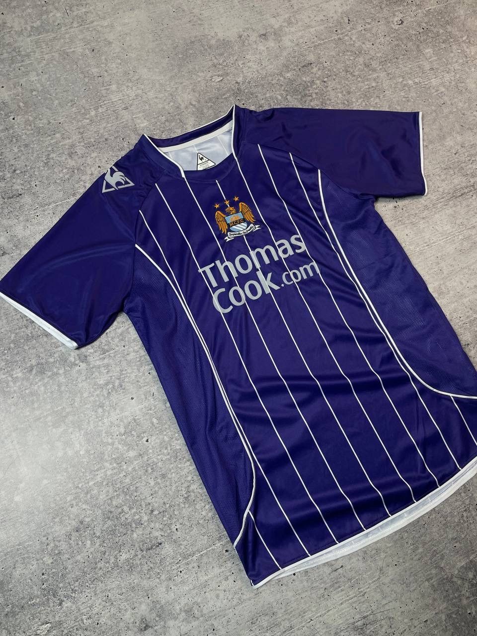 Le Coq Sportif 2007/08 Le Coq Sportif Manchester City Soccer Jersey Y2K Size US M / EU 48-50 / 2 - 2 Thumbnail